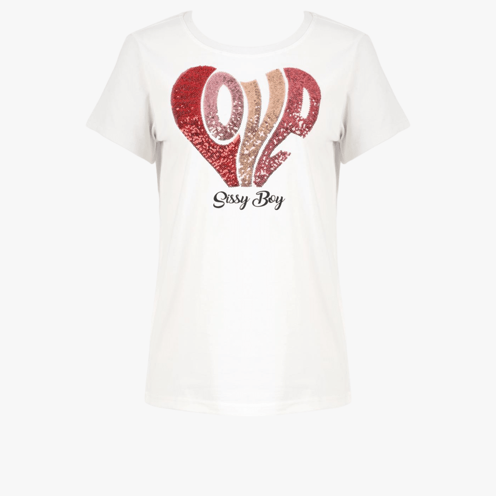 Sissy Boy Womens Multi Tech Short Sleeve Top White | Sissy Boy