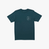 Rvca Mens Va All The Way Red Stitch Short Sleeve Tee Duck Blue | Rvca