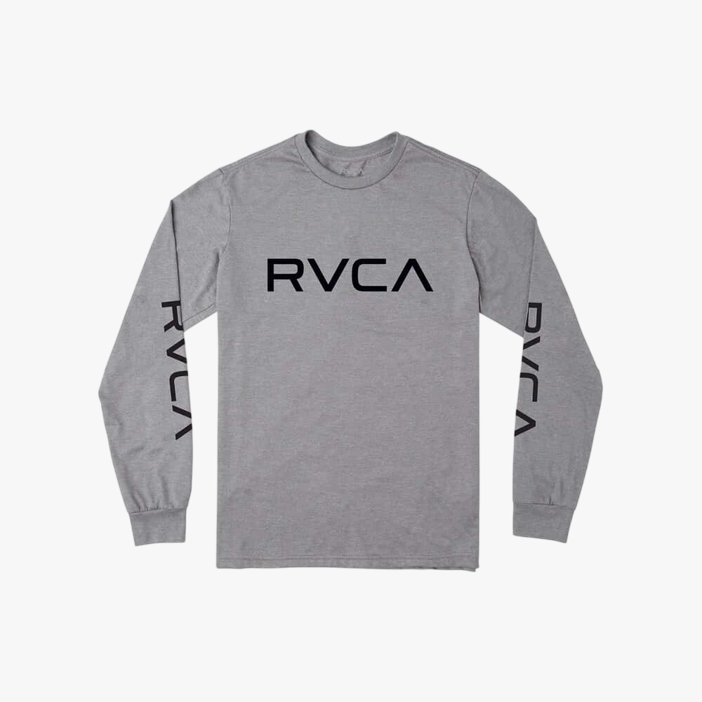 Rvca Mens Big Rvca Sweater 3X Grey Noise Mocktwist