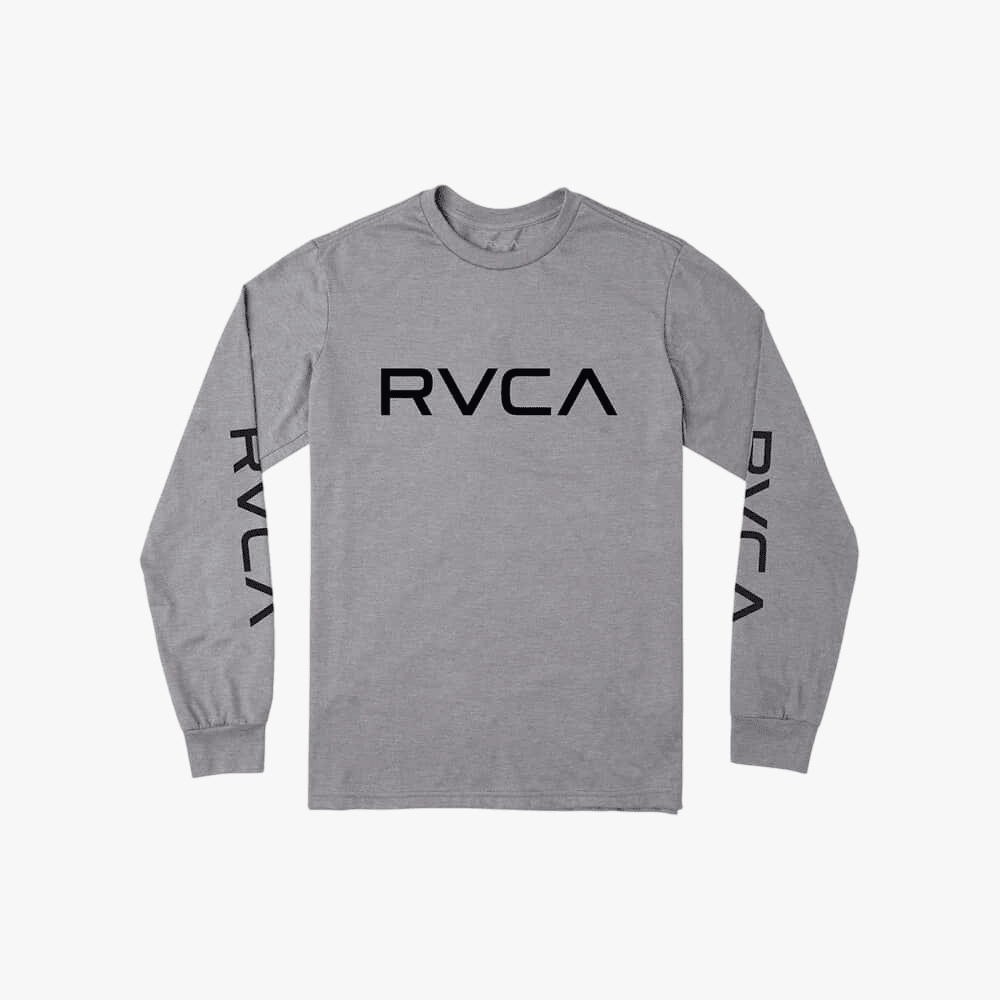 Rvca Mens Big Rvca Sweater 3X Grey Noise Mocktwist | Rvca