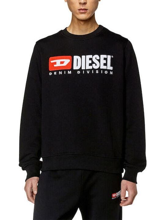 Diesel Mens Boxt Div Sweat Black