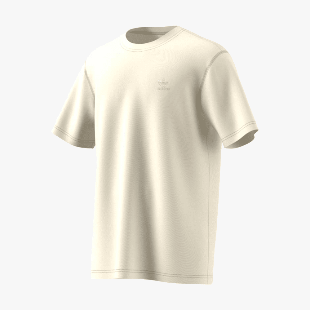 adidas Mens Tref Ess Short Sleeve Tee Ivory | adidas