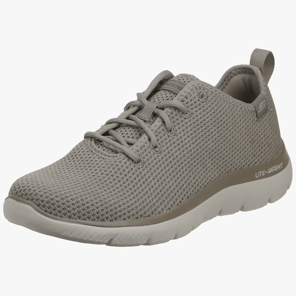 Skechers Mens Summits Sneaker Taupe &gt;213-775 | Skechers