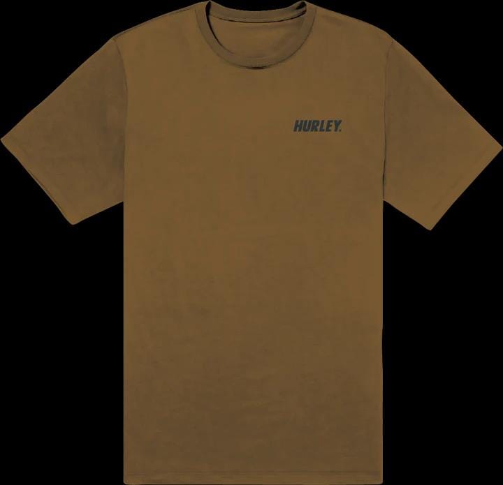 Hurley Mens Small Fastlane Tee Brown | Hurley