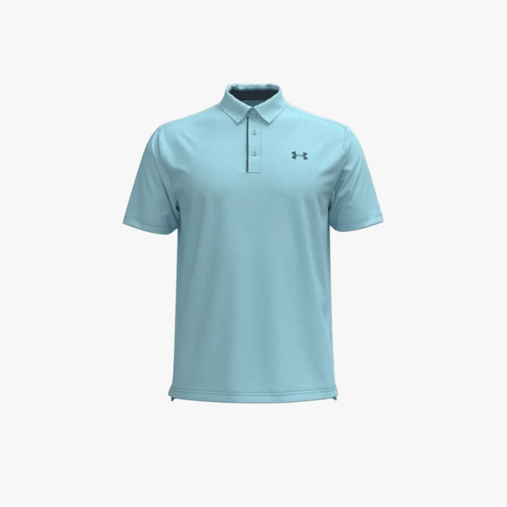 Under Armour Mens Tech Short Sleeve Golfer 494 Blue | Under Armour