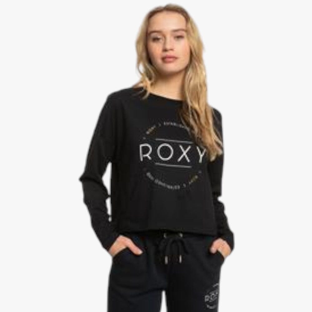 Roxy Womens Winter Noon Long Sleeve Tee Anthracite | Roxy