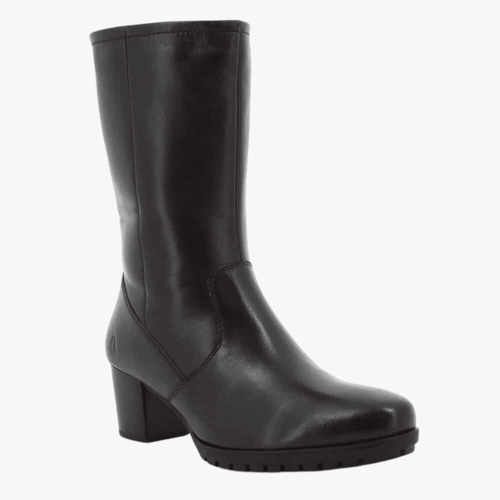Hush Puppies Womens Marisol Sheep Leather Boot Black | Hush Puppies