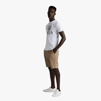 Polo Mens Ezra Perfect Chino Shorts Khaki Polo