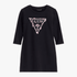 Guess Girls Long Sleeve Interlock Dress Jet Black | Guess