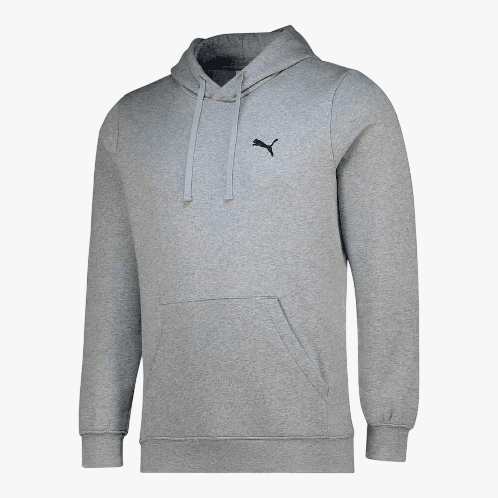 Puma Mens Ess Hoodie Medium Grey Heather | Puma