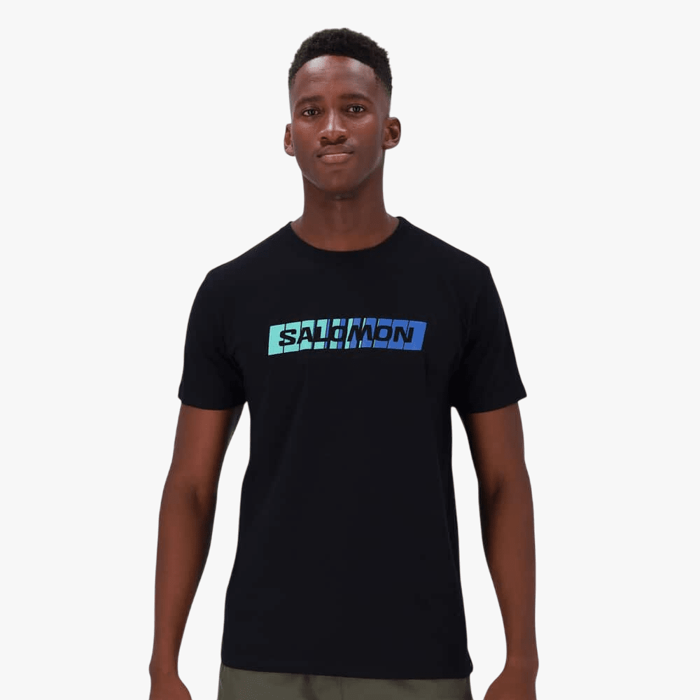 Salomon Mens Bold Short Sleeve Tee Black | Salomon