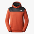 The North Face Mens Reaxion Fleece Pull Over Hoodie Bronze Asphalt Grey | The North Face