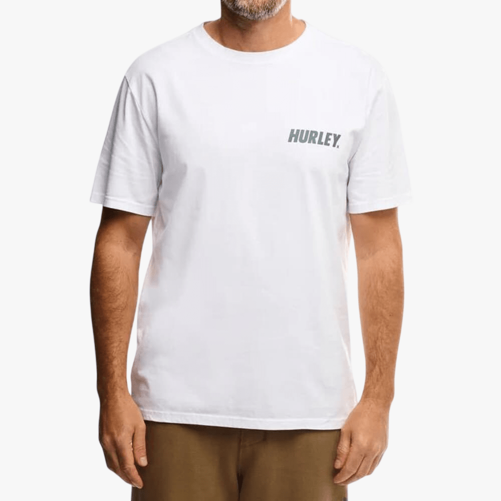 Hurley Mens Small Fastlane Tee White | Hurley