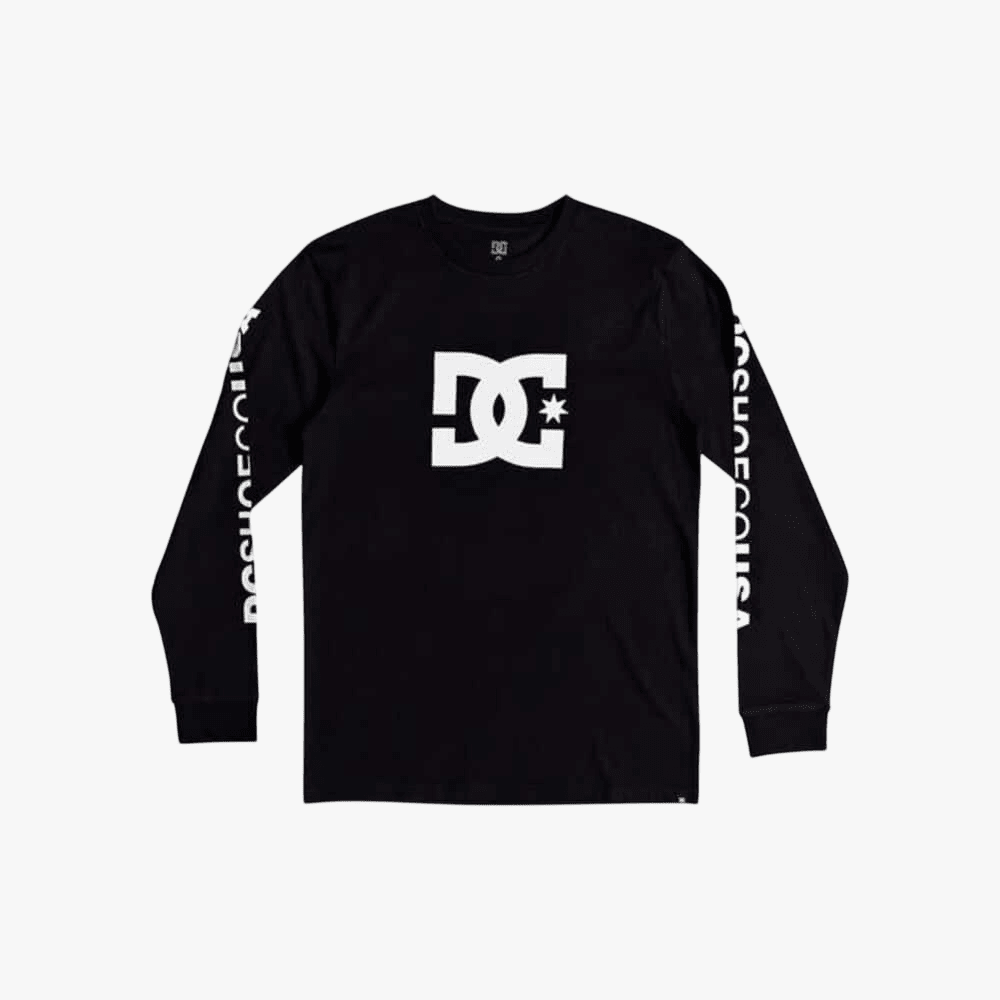 Dc Boys Star Long Sleeve Tee Black | DC