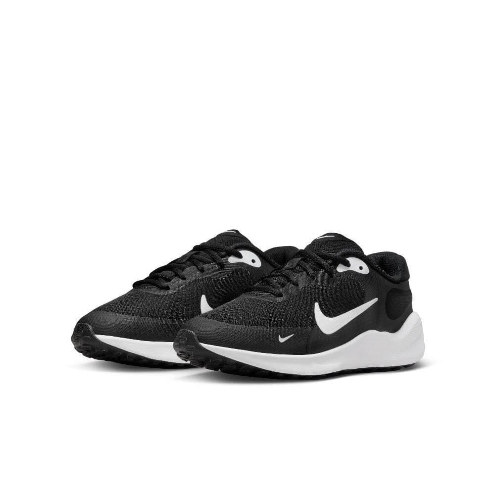 Nike Girls Revolution 7 Sneaker Black White White | Nike