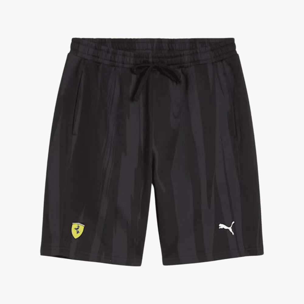 Puma Mens Ferrari Race Aop Shorts Black | Puma