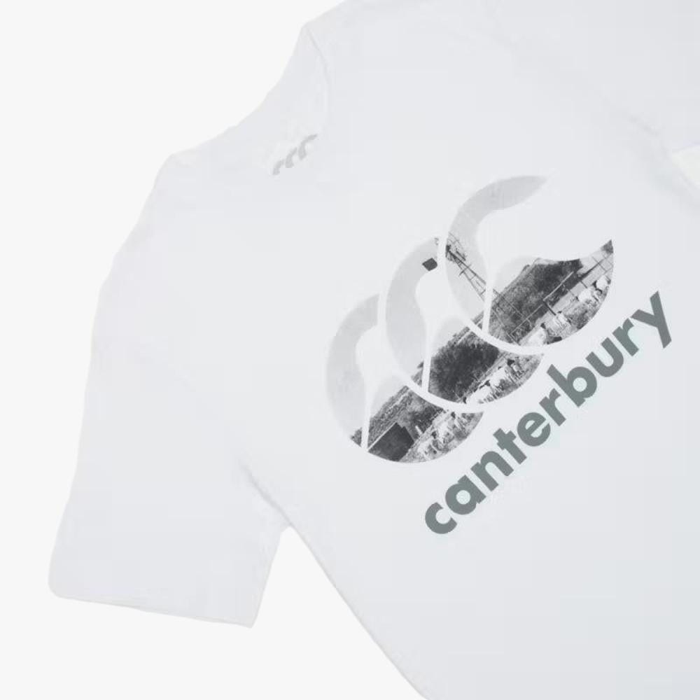 Canterbury Mens Large Ccc Logo Short Sleeve Tee Windpomp White | Canterbury