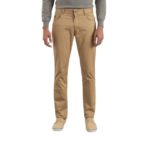 Polo Mens Overdyed Twill 5 Pocket Trouser Khaki | Polo