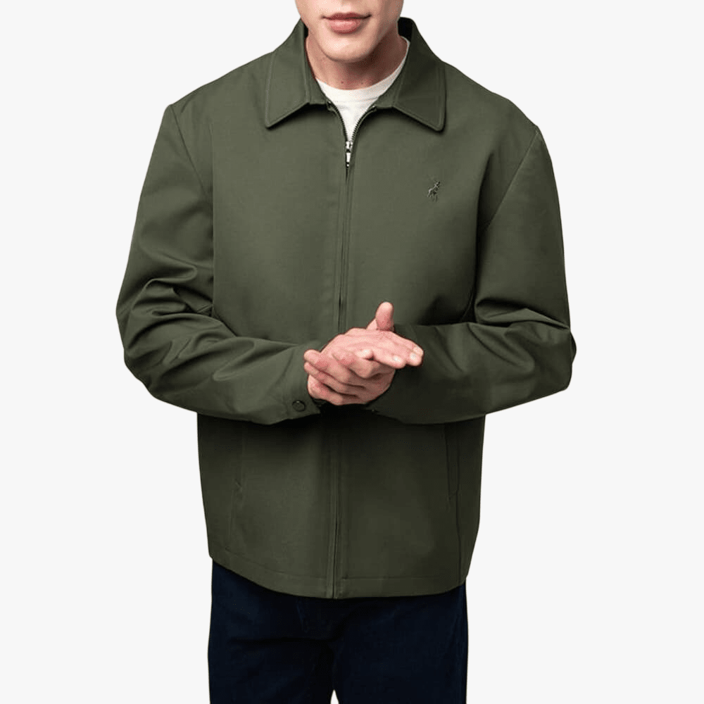 Polo Mens Tech Harrington Jacket Fatigue | Polo