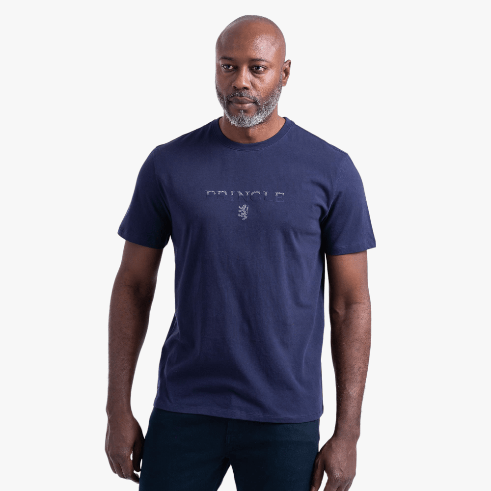 Pringle Mens Maari Short Sleeve Fashion Tee Navy Pringle