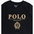 Polo Boys Logan Crested Short Sleeve Tee Black Polo