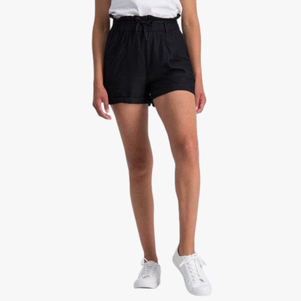 Jeep Womens 21Cm Relaxed Shorts Baked Black | Jeep