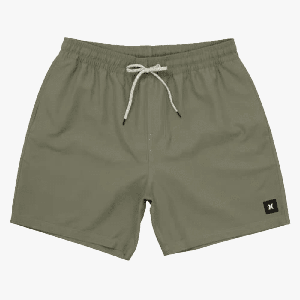 Hurley Mens Icon Elastic 17" Volley Shorts Dune | Hurley