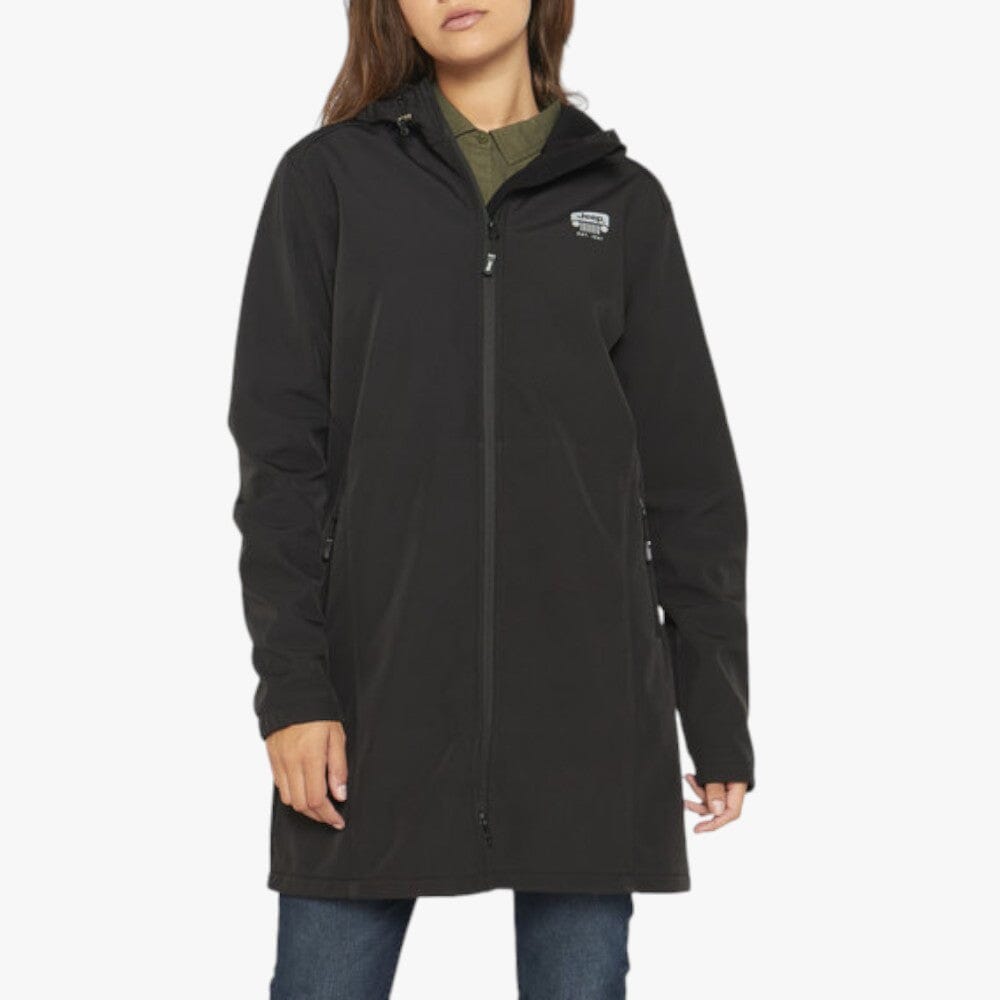 Jeep Womens Longer Lenght Soft Shell Jacket Black | Jeep