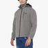 Jeep Mens Rubicon Hooded Soft Shell Jacket Grey Jeep