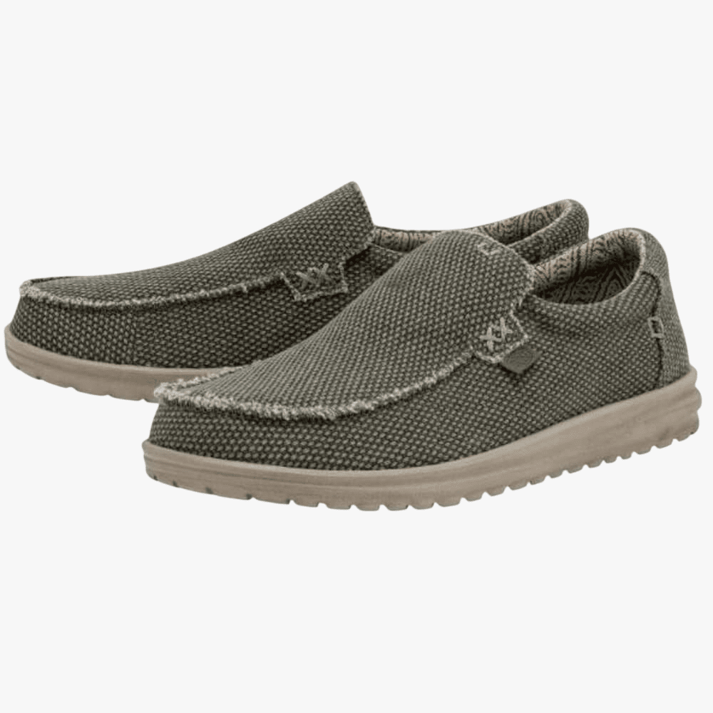Hey Dude Mens Mikka Braided Army | Hey Dude