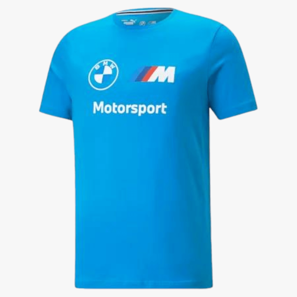 Puma Mens Bmw Ess Logo Short Sleeve Tee Ocean Drive | Puma