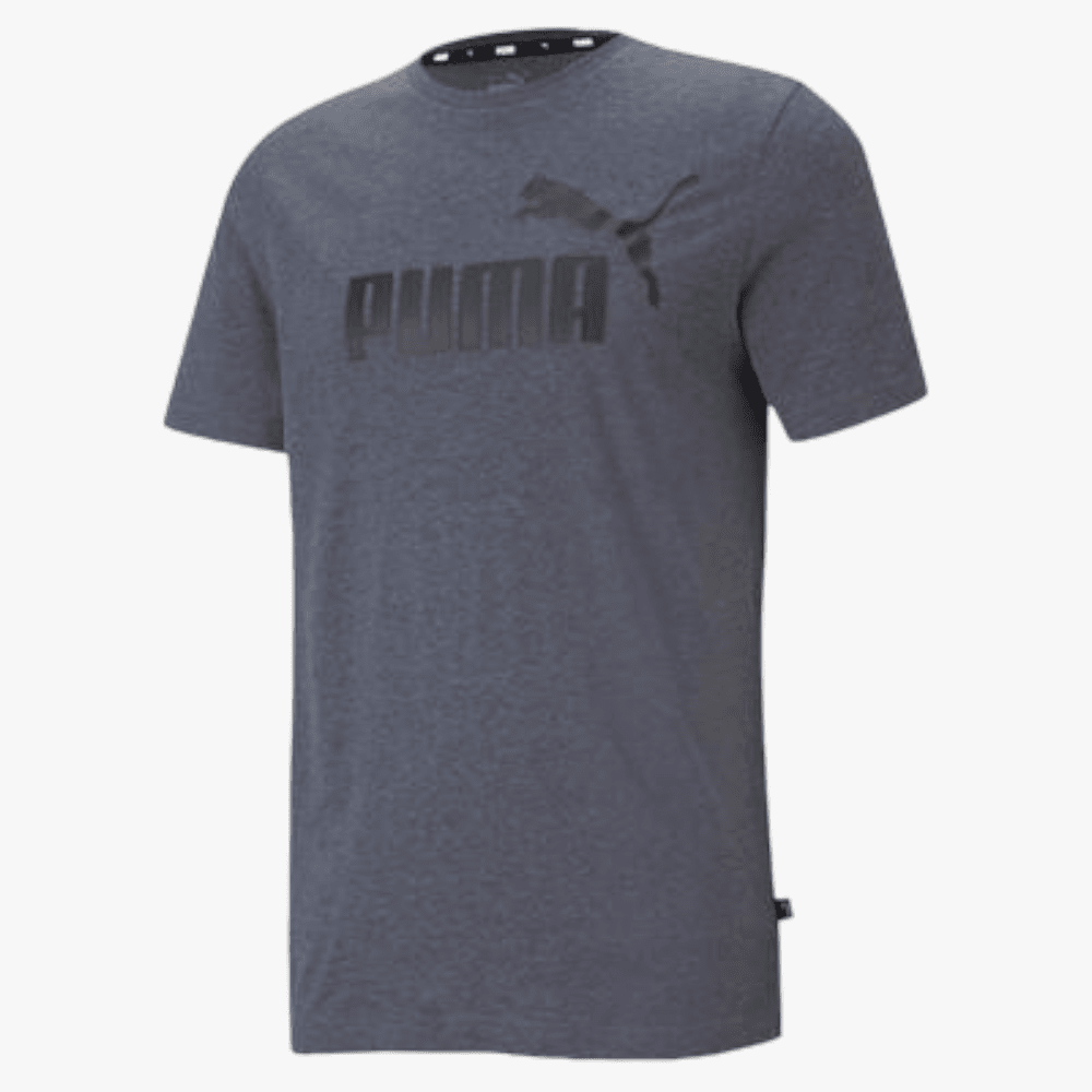 Puma Mens Ess Heather Short Sleeve Tee Peacoat | Puma