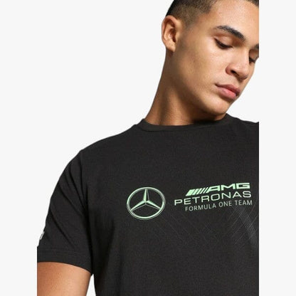 Puma Mens Mapf1 Logo Short Sleeve Tee Black | Puma