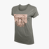 Wildebees Womens Leopardy Skull Tee Sage Leaf | Wildebees