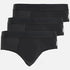 Polo Mens 3 Pack Basic Knit Brief Pack Black | Polo