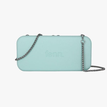 Fenn Wallet Aqua Silver Zip Silver Chain | Fenn