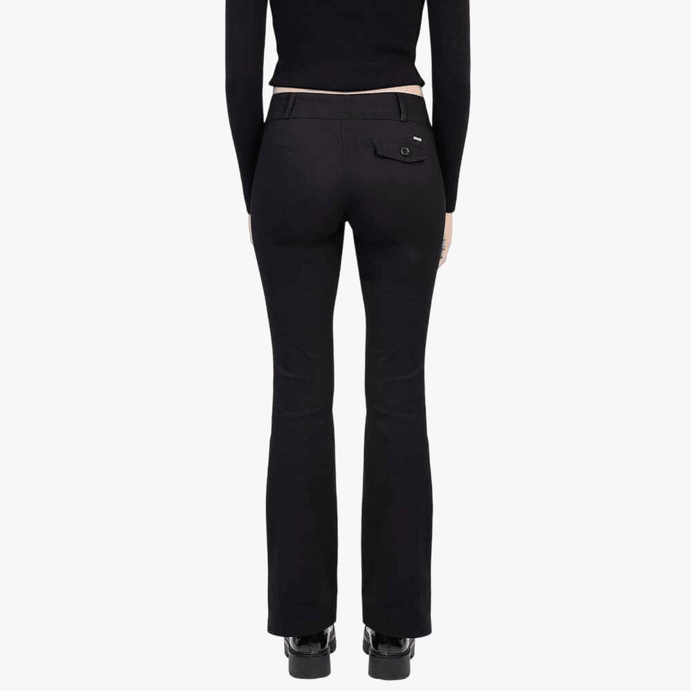 Sissy Boy Gill Bootleg Pants Thick Waistband Black | Sissy Boy