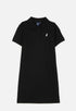 Polo Girls Dakota Short Sleeve Golfer Dress Black | Polo
