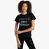 Sissy Boy Multi Tech Short Sleeve Top Lace Detail Black | Sissy Boy