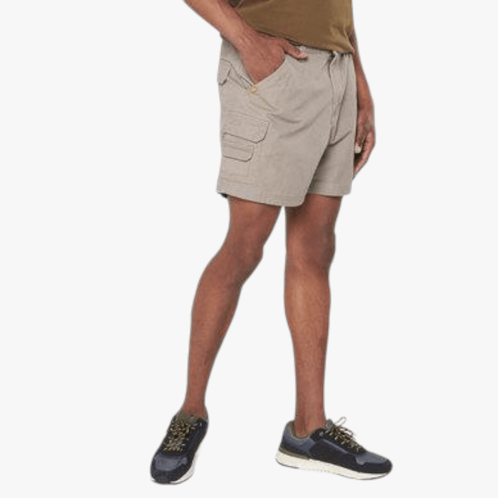 Jeep Mens 14Cm Trailhawk Mountain Man Fixed Waist Cargo Shorts Bark | Jeep