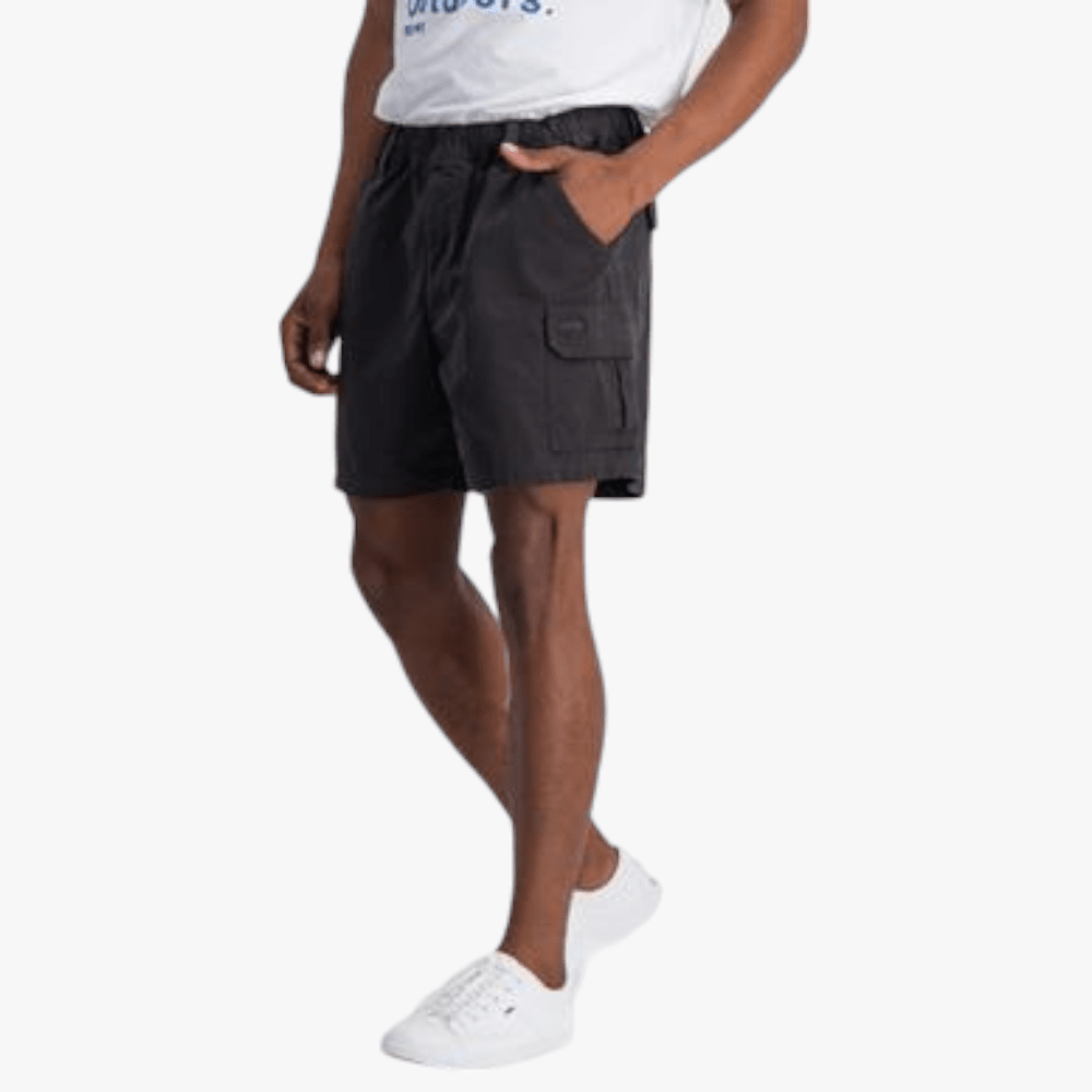 Jeep Mens Hurricane 14Cm Elastic Cargo Short Charcoal | Jeep