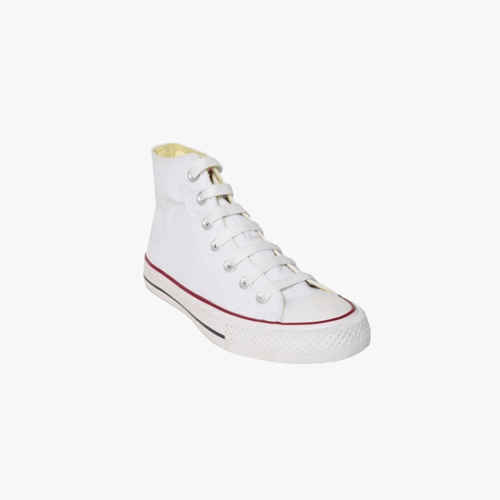 Soviet Unisex Viper 20 Vulcanised Hi Cut Sneaker White | Soviet