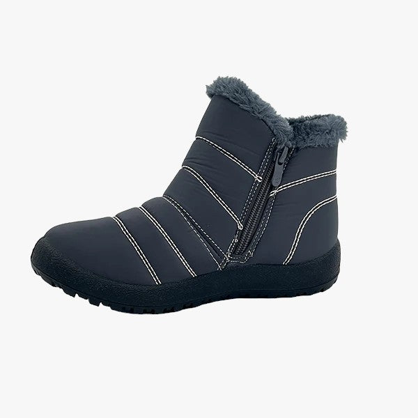 Pierre Cardin Girls Quilted Boot Grey Pink