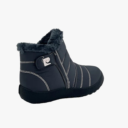 Pierre Cardin Girls Quilted Boot Grey Pink