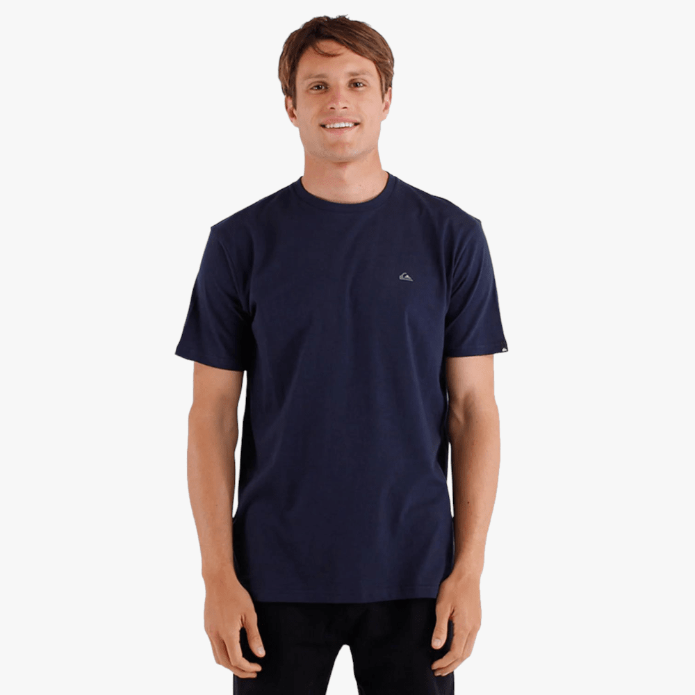 Quiksilver Mens Essentials Short Sleeve Tee Navy Blazer | Quiksilver