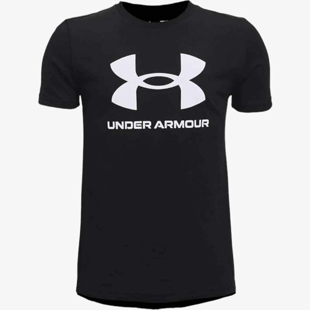 Under Armour Kids Sportstyle Logo Short Sleeve Tee 001 Black | Under Armour