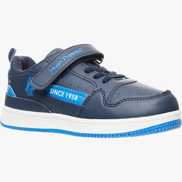 Hush Puppies Kids Everest Sneaker Navy Blue