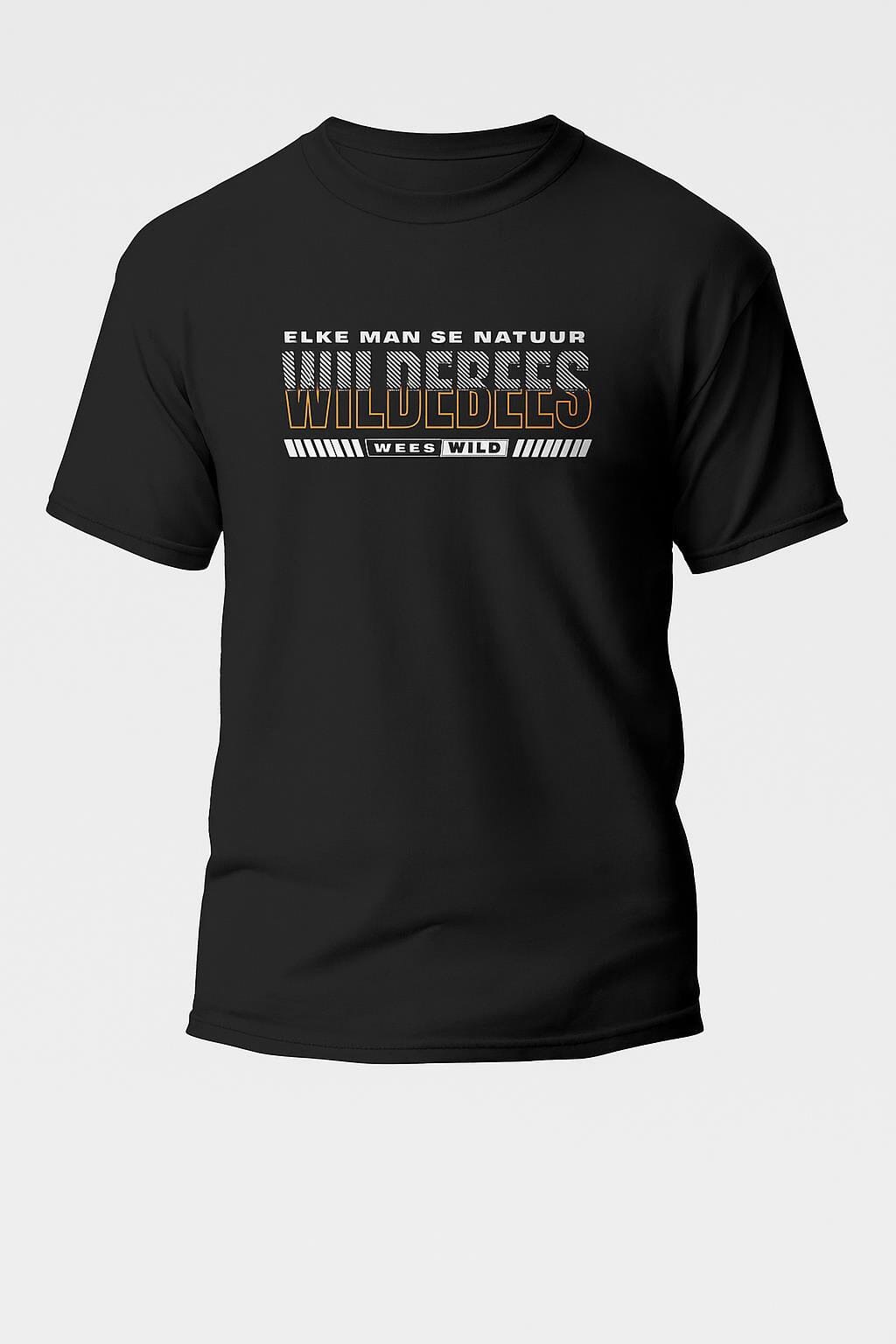 Wildebees Mens Tech Split Tee Black | Wildebees
