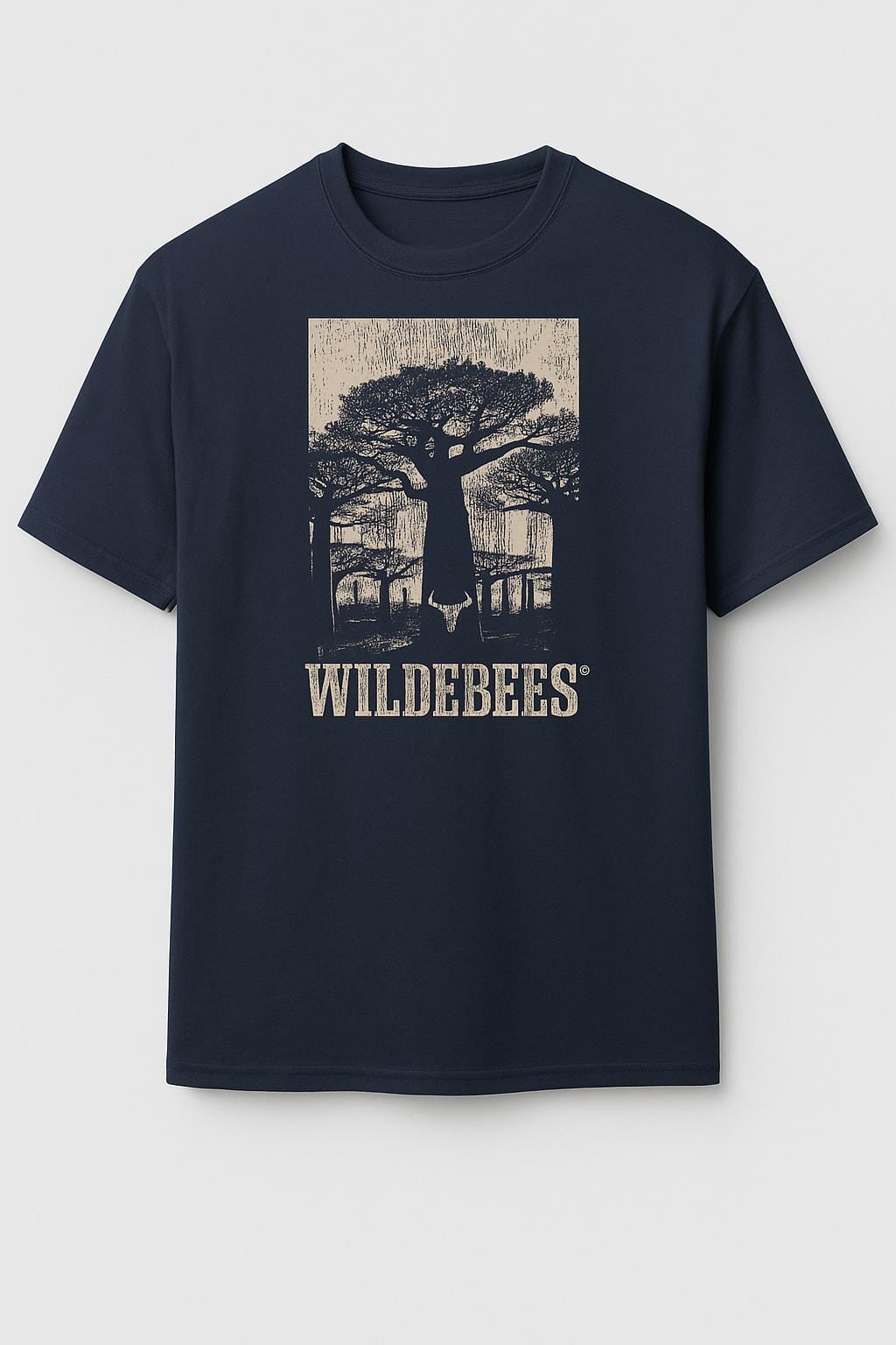 Wildebees Mens Baobab Forest Tee New Navy | Wildebees