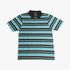 Urban Life Mens Golfer Green Blue Stripe | Urban